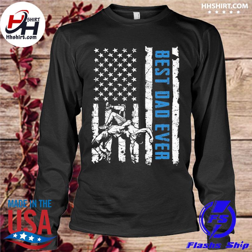 best dad ever flag shirt