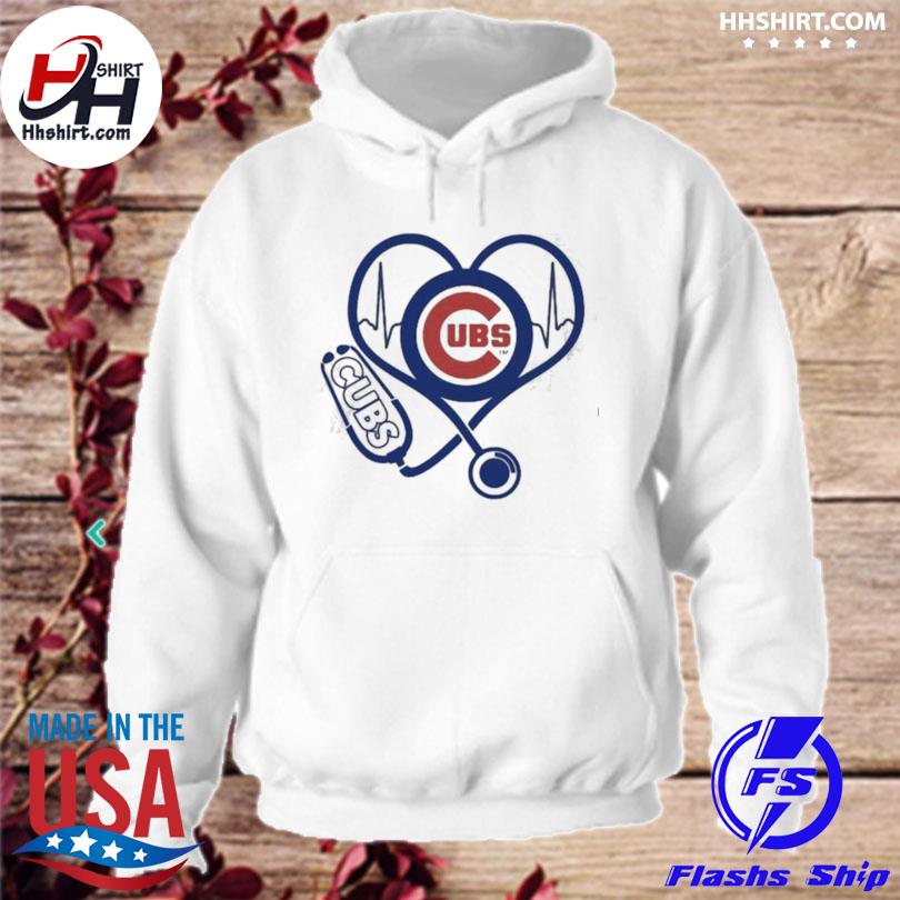 Heartbeat Chicago Bears And Chicago Cubs shirt, hoodie, sweater, long  sleeve and tank top