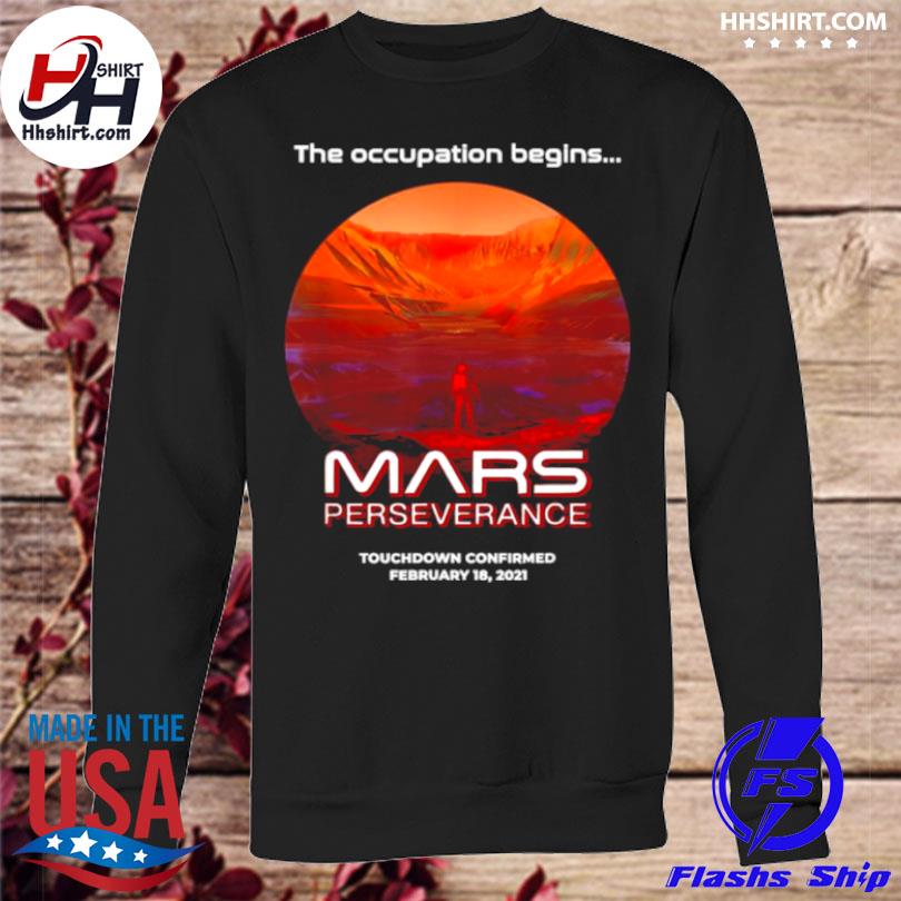 Marte Atterraggio NASA Occupy Mars Perseverance Rover Felpa 