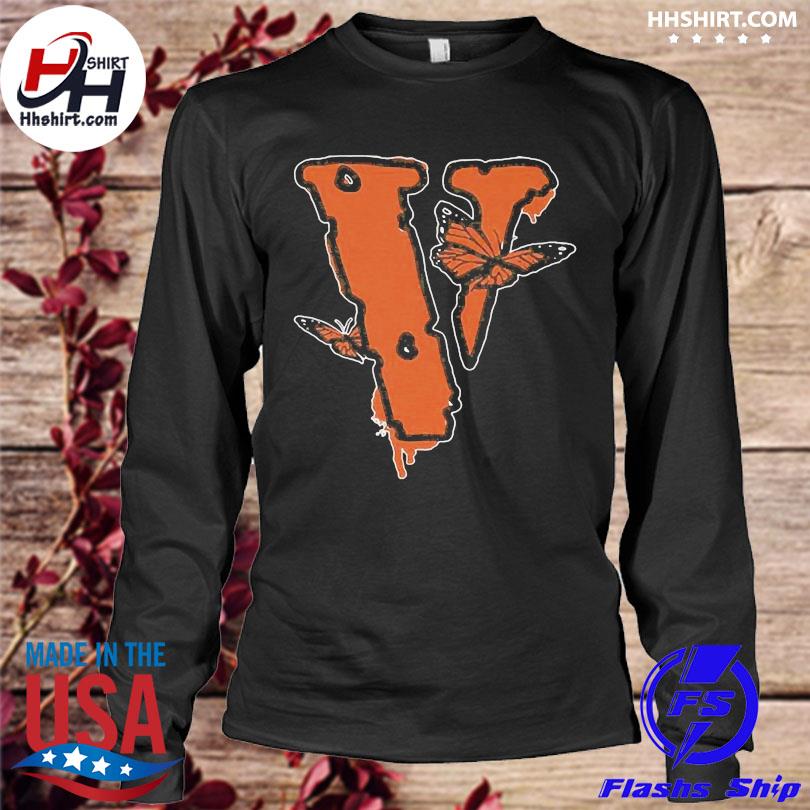 vlone butterfly t shirt