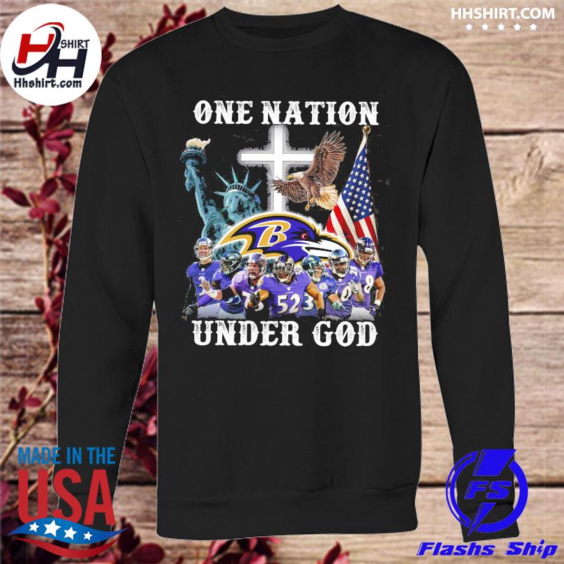 One nation under god - Baltimore raven football team Shirt, Hoodie,  Sweatshirt - FridayStuff