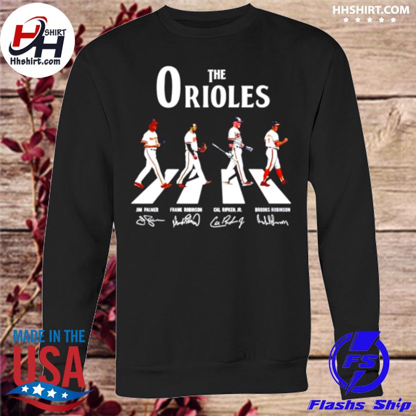 The Baltimore Orioles Abbey Road Signatures Shirt,Sweater, Hoodie, And Long  Sleeved, Ladies, Tank Top