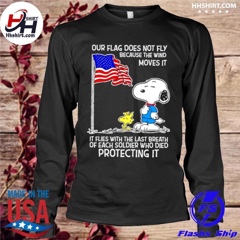 Snoopy And Woodstock Our Flag Does Not Fly Because The Wind Moves