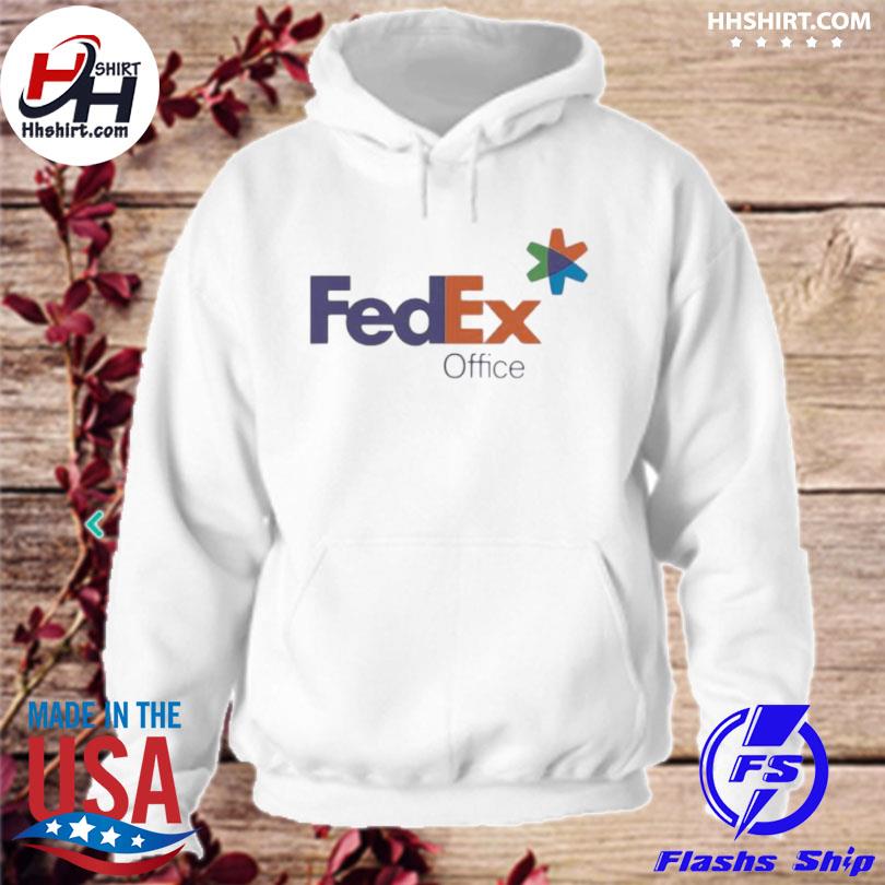 Fedex office logo purple orange shirt hoodie longsleeve tee sweater