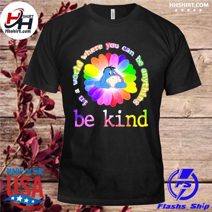be kind flower shirt