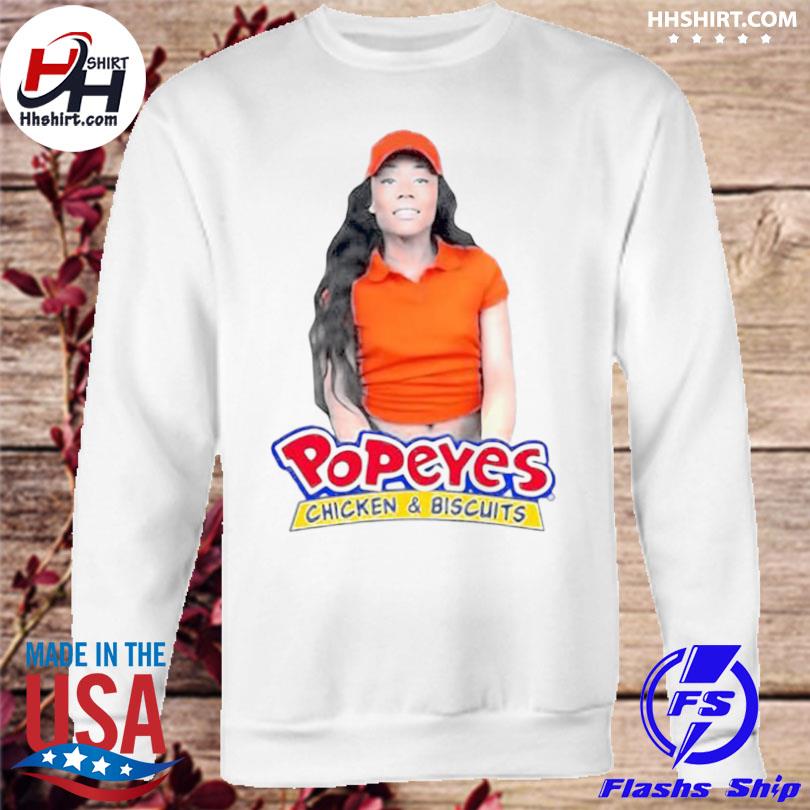 popeyes chicken sweatshirt