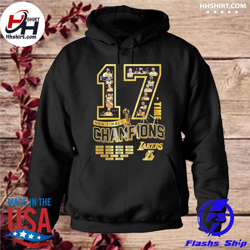 Los Angeles Lakers 17-Time NBA Finals Champions Pullover Hoodie