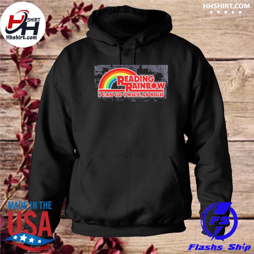 reading rainbow hoodie