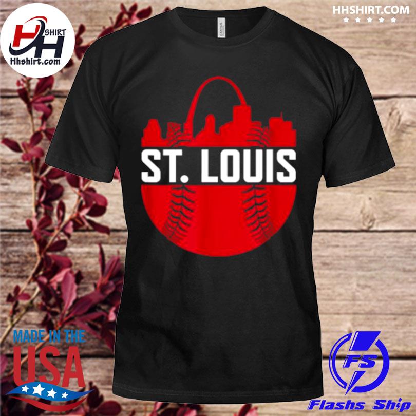 St. Louis Cardinal baseball skyline logo shirt, hoodie, sweater