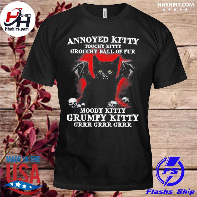 annoyed kitty shirt