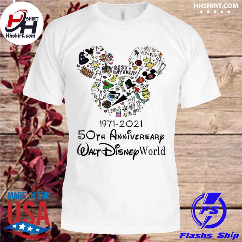 1971-2021 50th anniversary Walt Disney World shirt, hoodie