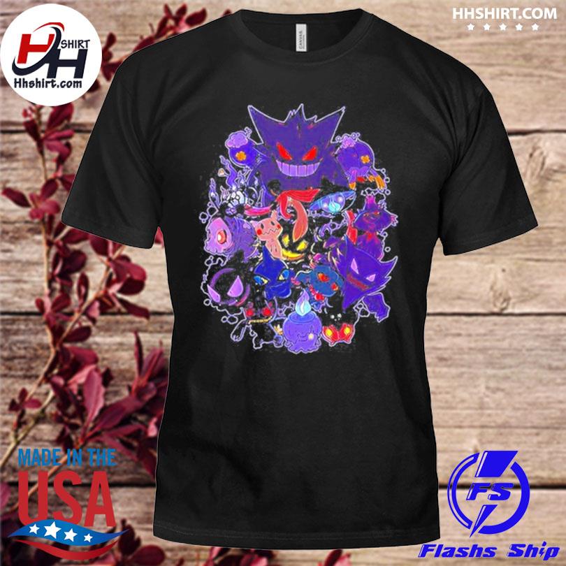 Pokemon Hawaiian Shirt Gengar Shirt Purple New Pokémon Gengar Hawaiian Shirt  Ghost Pokemon Hawaiian Shorts Pokemon Button Up Shirt Pokemon Shirts For  Adults Gengar Button Up Shirt - Laughinks