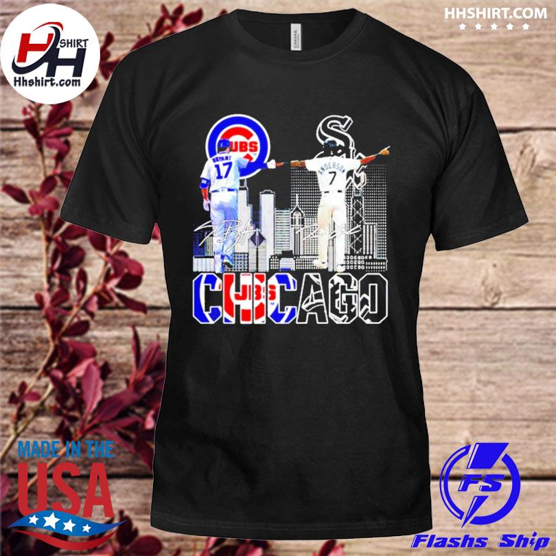 Chicago Cubs and Chicago White Sox champions Bryant and Anderson shirt,  hoodie, sweater, long sleeve and tank top