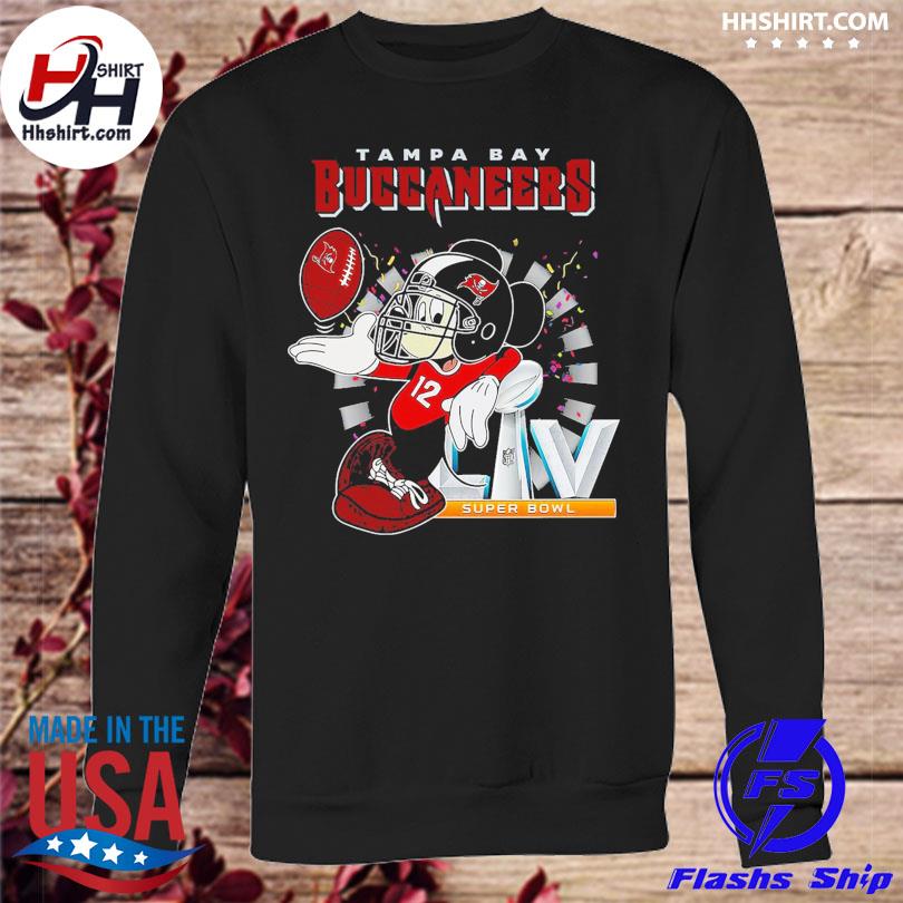 Mickey mouse Tampa Bay Buccaneers Super Bowl LV Champions shirt