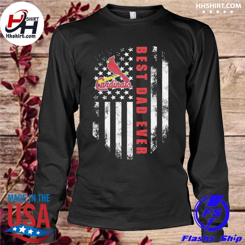 Arizona Cardinals Best Dad Ever American Flag Shirt - High-Quality