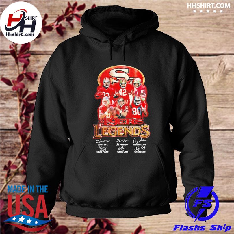 San Francisco 49ers legends signatures shirt, hoodie, sweater, long sleeve  and tank top