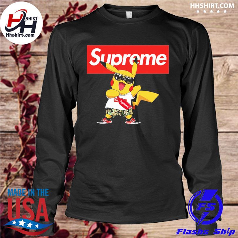 Supreme Pokemon Singing Pikachu Shirts, hoodie, sweater, long sleeve and  tank top