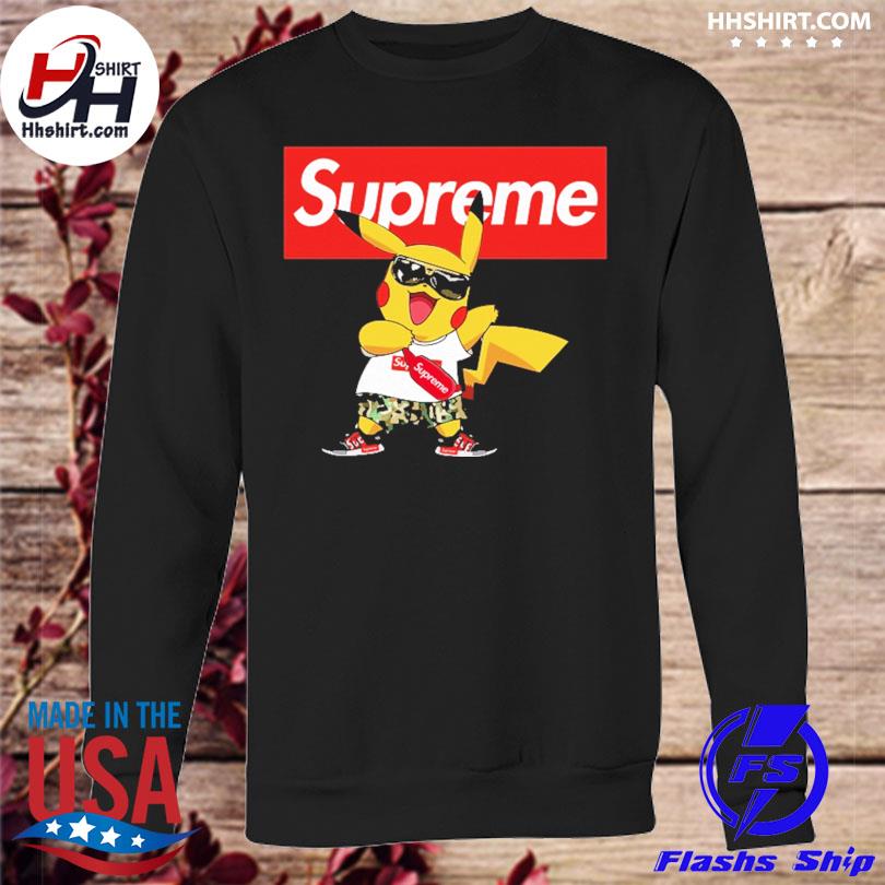 Supreme Pokemon Singing Pikachu Shirts, hoodie, sweater, long sleeve and  tank top