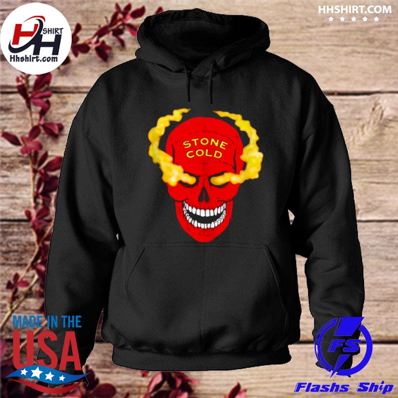Hybrid Tees Stone Cold Steve Austin 3:16 Red Skull Mens T-Shirt (4XL)