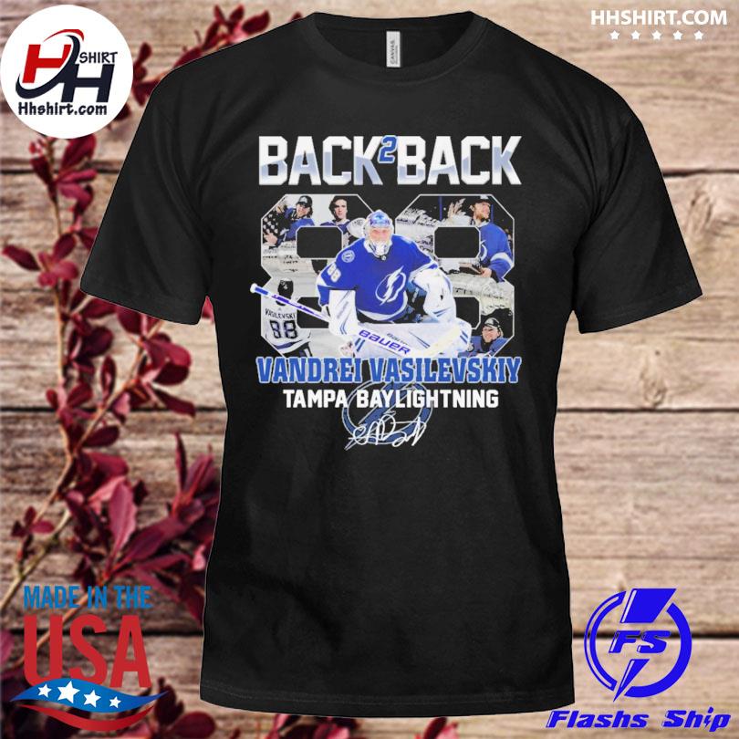 Funny Tampa Bay Lightning 88 Andrei Vasilevskiy signature shirt - Bouncetees