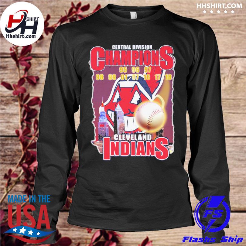 Central Division Champion Cleveland Indians Shirt, hoodie, sweater, long  sleeve and tank top