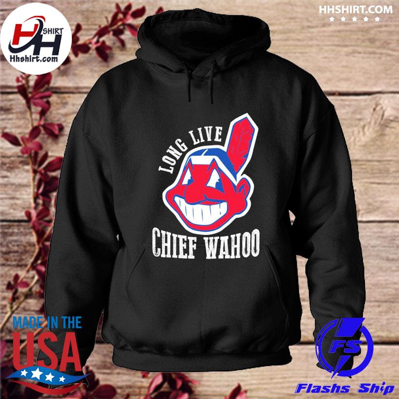  Long Live The Chief Wahoo Cleveland Baseball Raglan