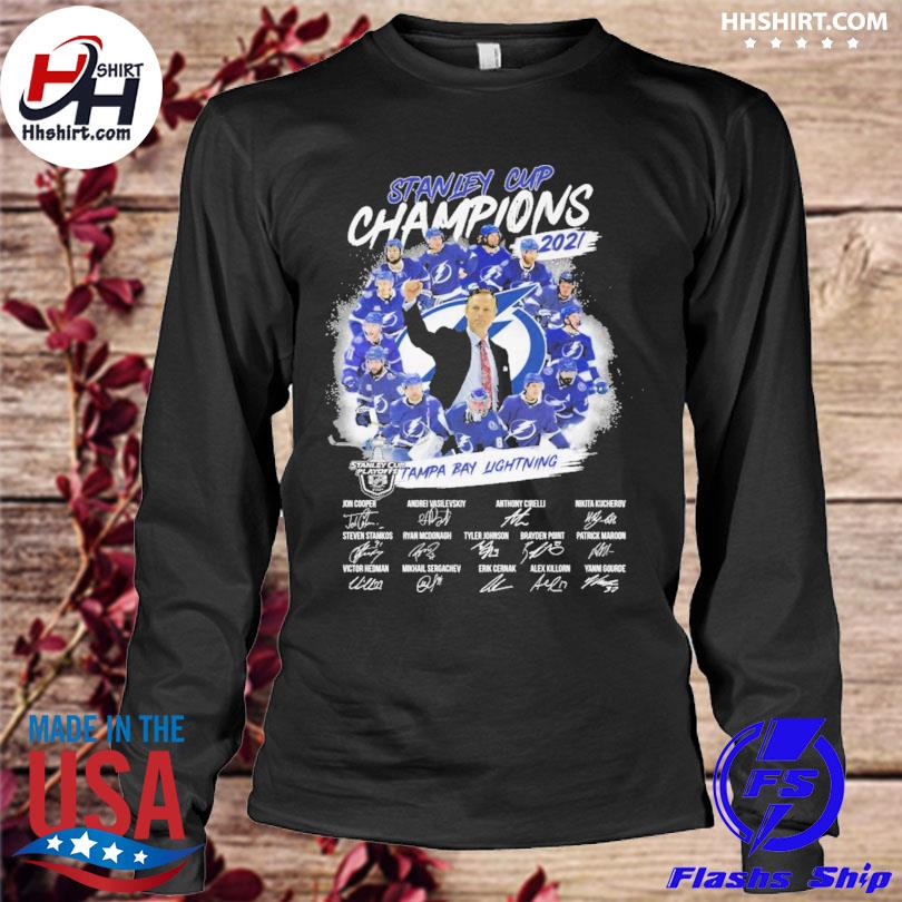 Tampa Bay Lightning Stanley Cup Champions 2021 T-shirt, hoodie, sweater,  long sleeve and tank top