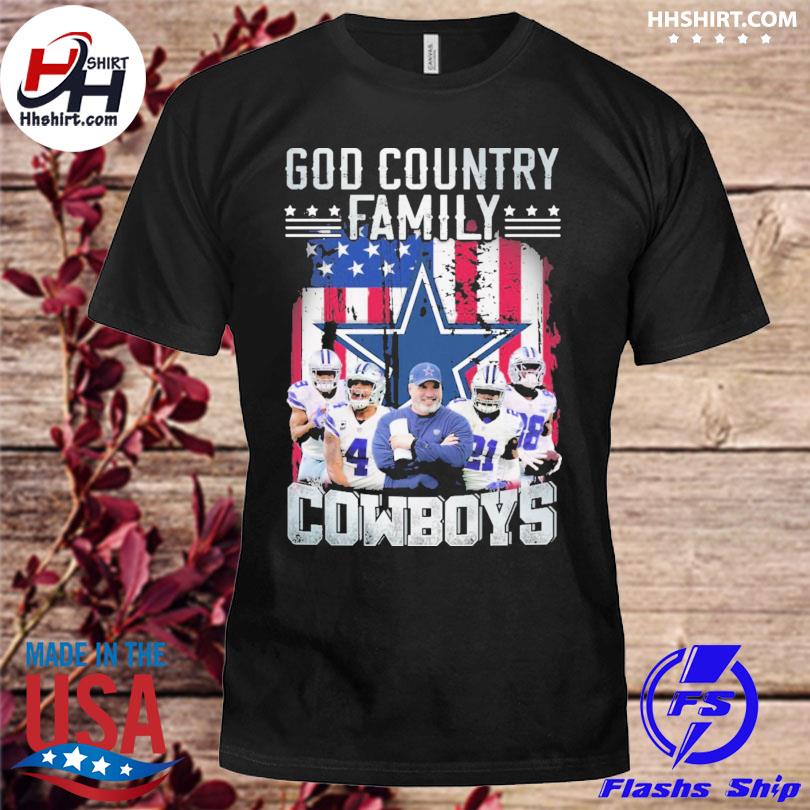 Official God country family Dallas Cowboys shirt, hoodie