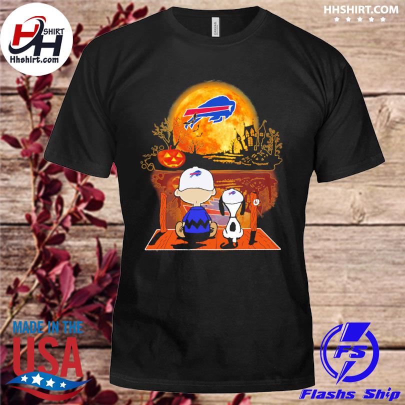 Snoopy and Charlie Brown Pumpkin Buffalo Bills Halloween shirt, hoodie,  sweater, long sleeve and tank top