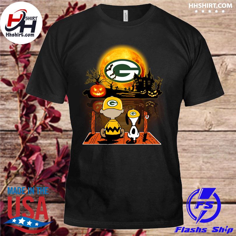 Charlie Brown and Snoopy Green Bay Packers Halloween shirt, hoodie