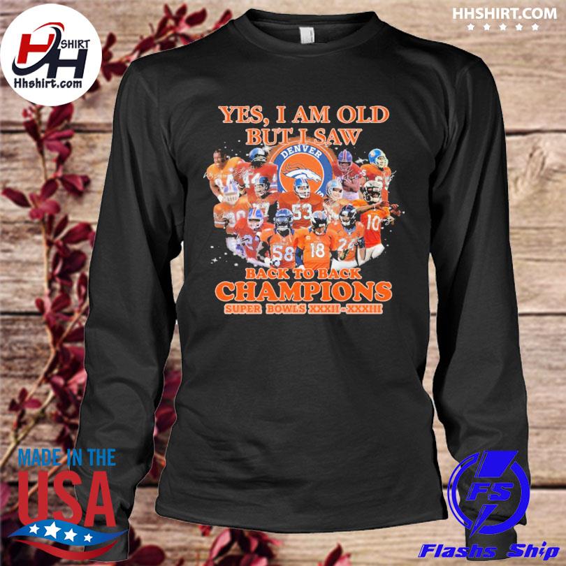 Super bowl champions denver broncos back 2 back shirt, hoodie, sweater,  long sleeve and tank top