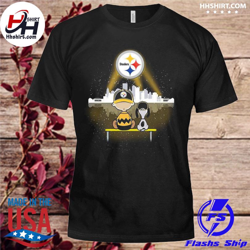 Charlie Brown And Snoopy Dog Watching City Pittsburgh Steelers shirt, hoodie,  longsleeve tee, sweater