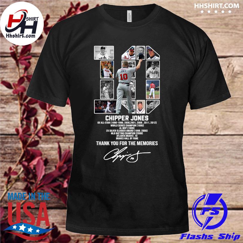 Official Chipper Jones Atlanta Braves T-Shirt, hoodie, sweater, long sleeve  and tank top