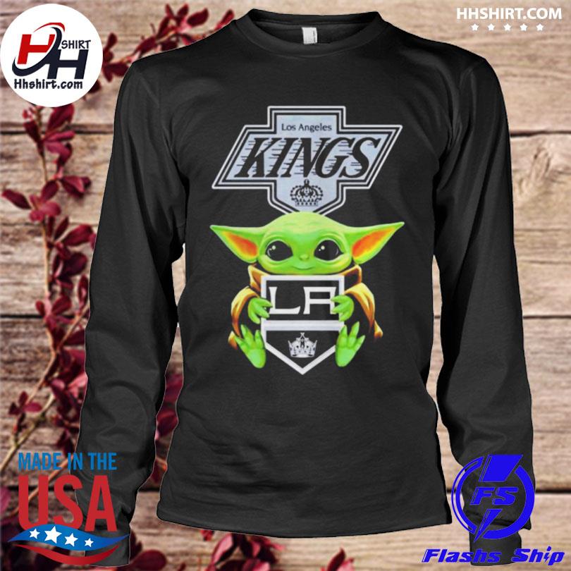 Baby Yoda Hug Los Angeles Kings Shirt