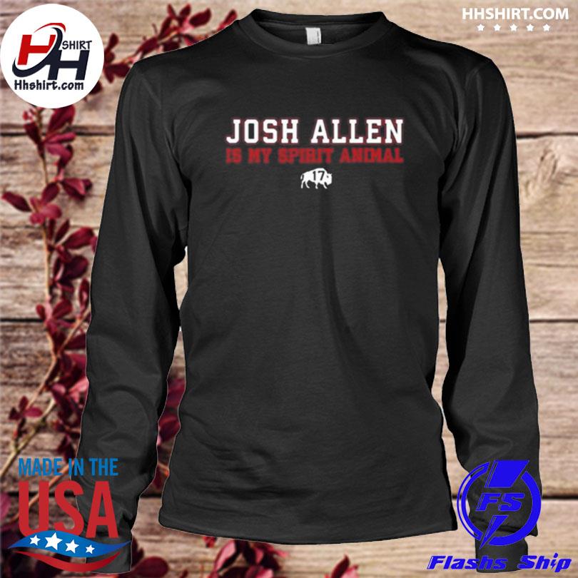 Josh allen is my spirit animal buffalo bills shirt, hoodie