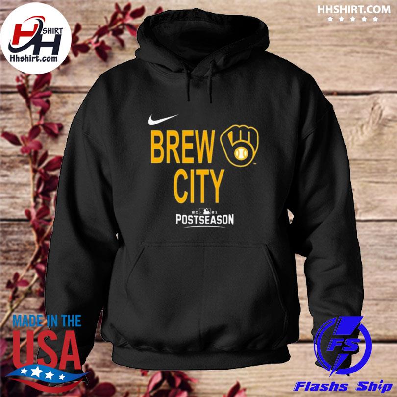 Milwaukee brewers brew city 2021 postseason shirt, hoodie, sweater, long  sleeve and tank top