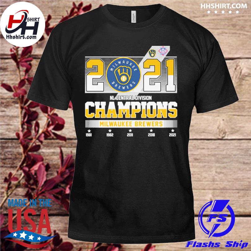 Milwaukee Brewers 2021 Nl Central Division Champions shirt, hoodie,  sweater, long sleeve and tank top