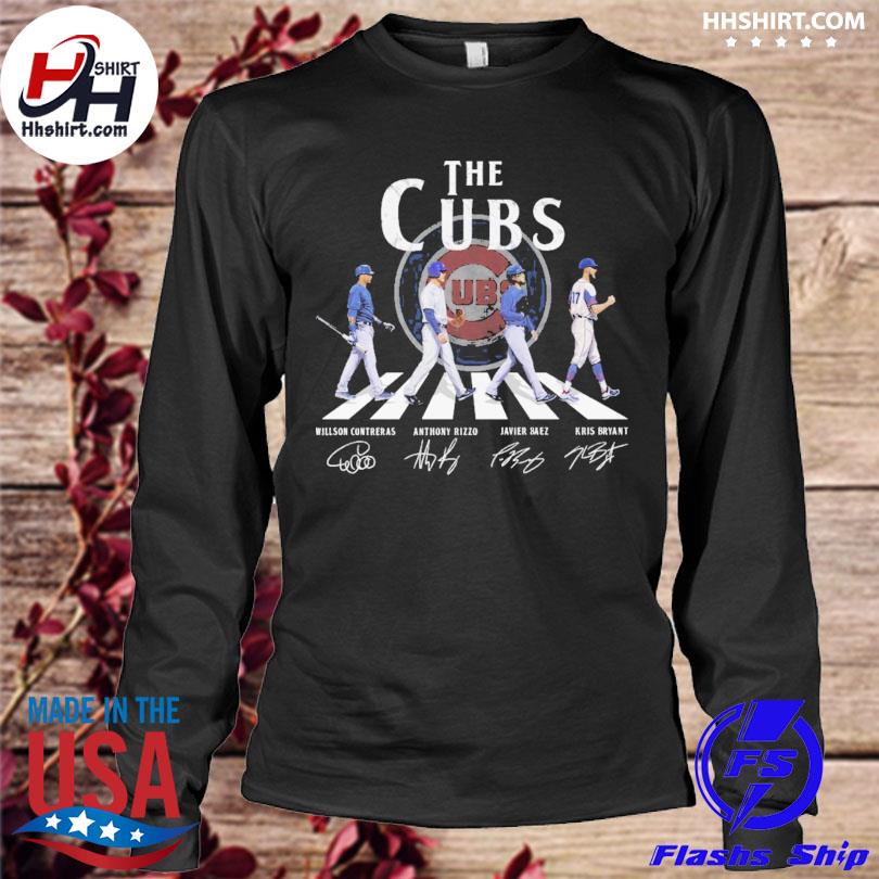 Official The Chicago Cubs Abbey Road signatures shirt, hoodie, longsleeve  tee, sweater
