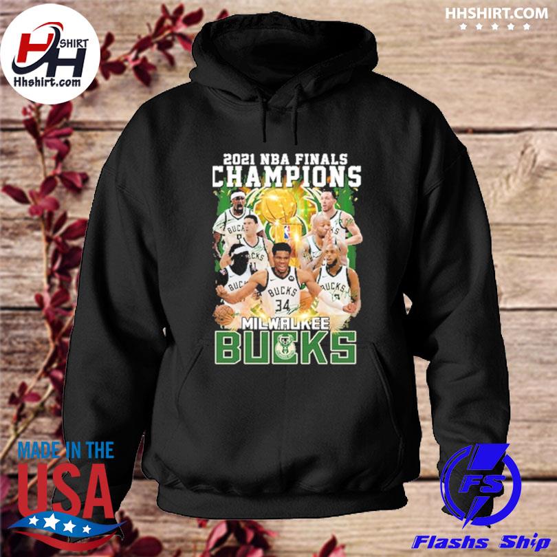 Milwaukee Bucks NBA Champions 2021 signature all team shirt, hoodie,  sweater, longsleeve and V-neck T-shirt