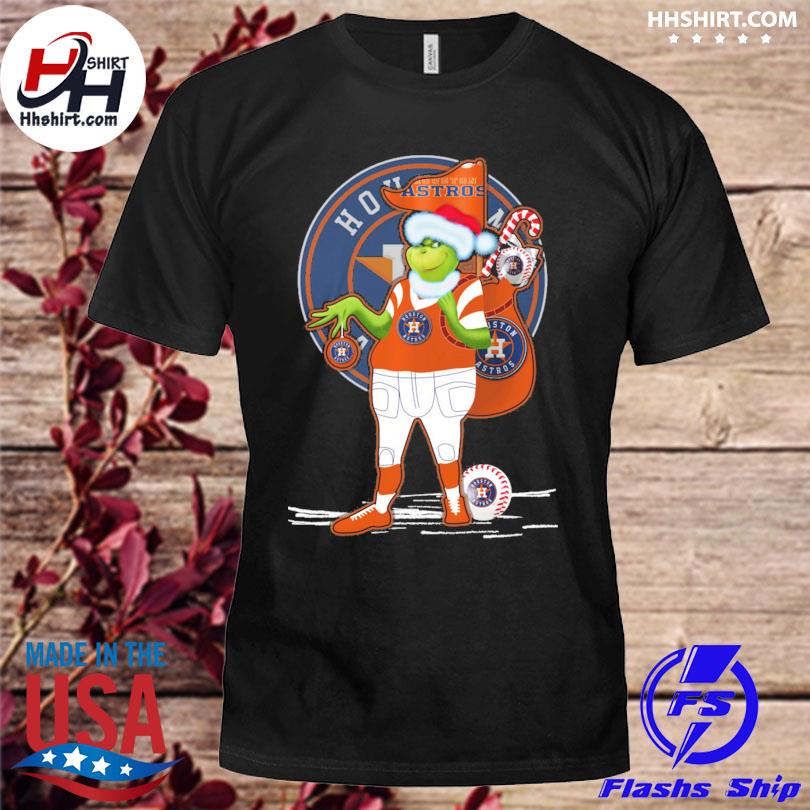 Santa Grinch hug Houston Astros shirt, hoodie, longsleeve