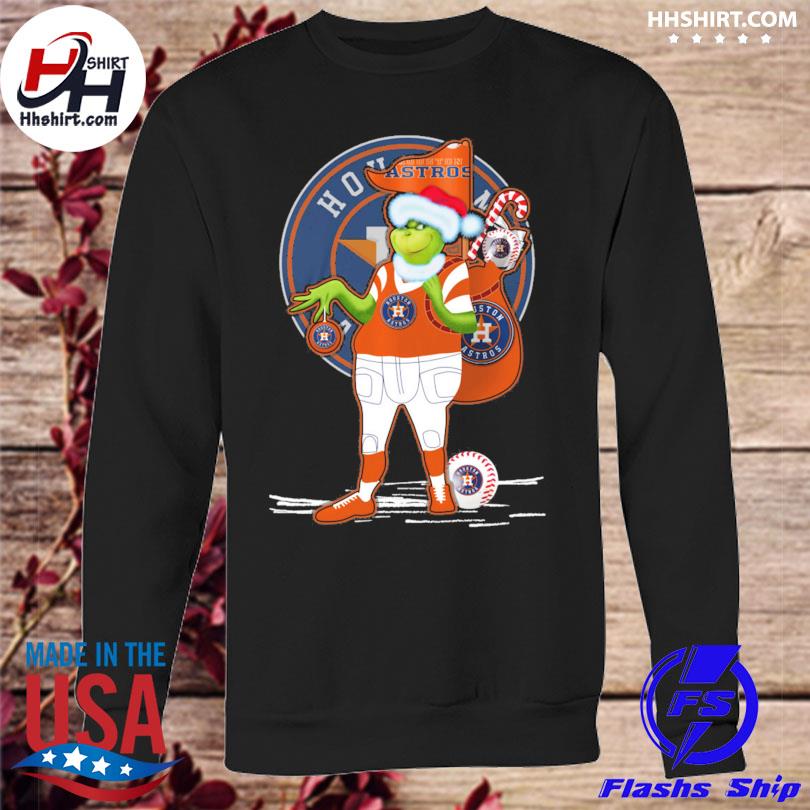 Santa Grinch hug Houston Astros shirt, hoodie, longsleeve, sweatshirt,  v-neck tee