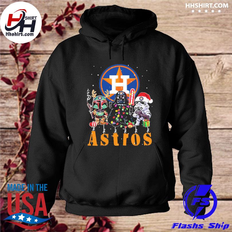 Houston Astros Star Wars Characters Merry Christmas Shirt