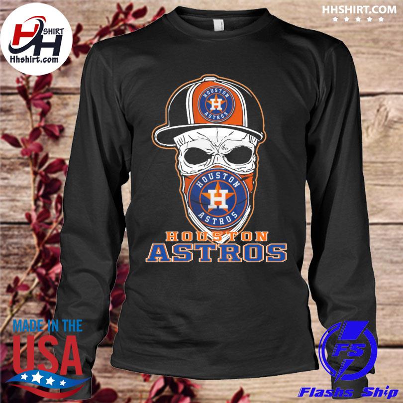 Skull Hat Houston Astros logo 2021 shirt, hoodie, longsleeve tee
