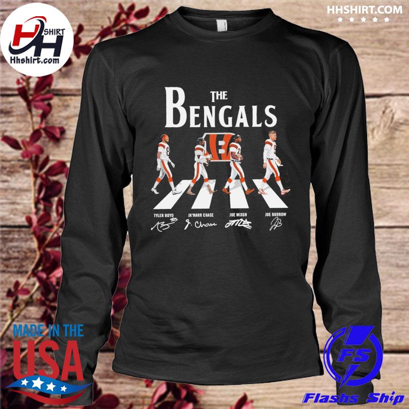 Mario The Cincinnati Bengals Abbey Road T-shirt, hoodie, sweater