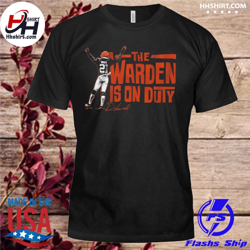 Denzel Ward Warden On Duty Shirt, hoodie, sweater, long sleeve and tank top