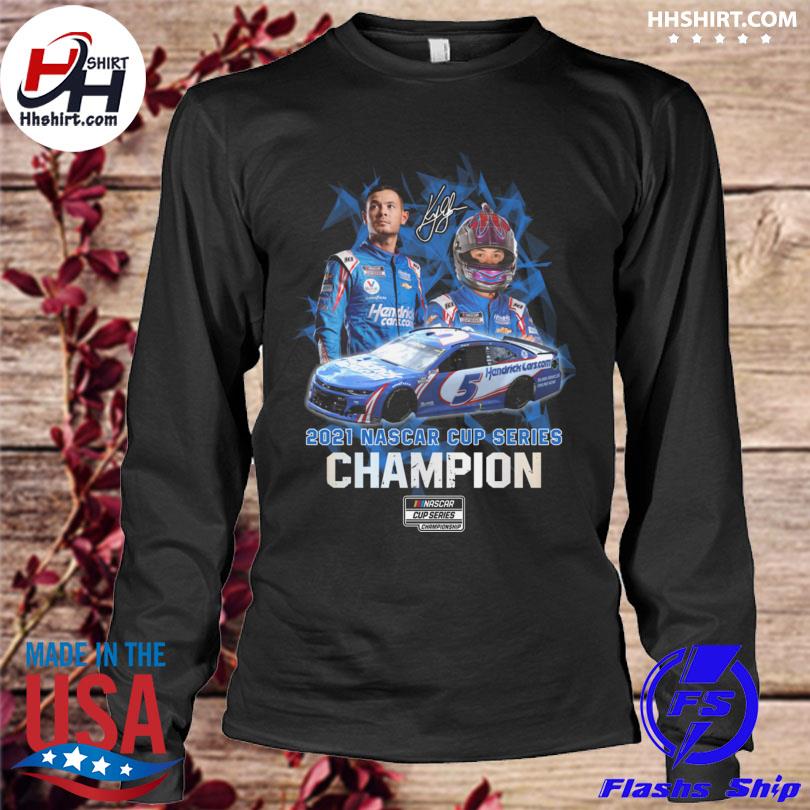 Kyle Larson 2021 Nascar Cup Series Champion signature shirt, hoodie,  sweater, long sleeve and tank top