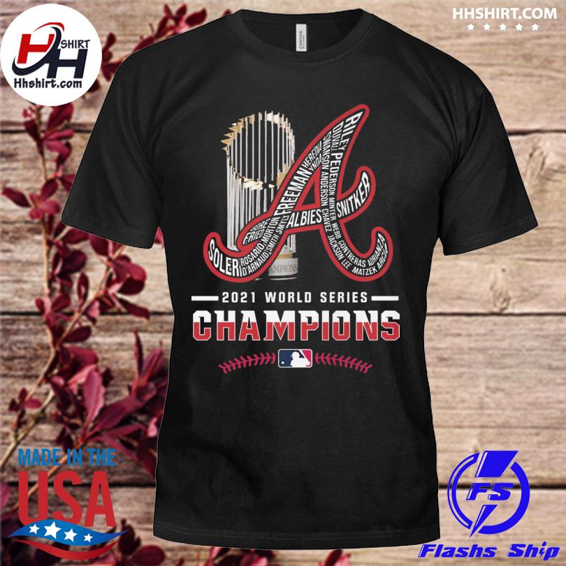 Official Atlanta Braves 2021 World Series Champions Merchandise T