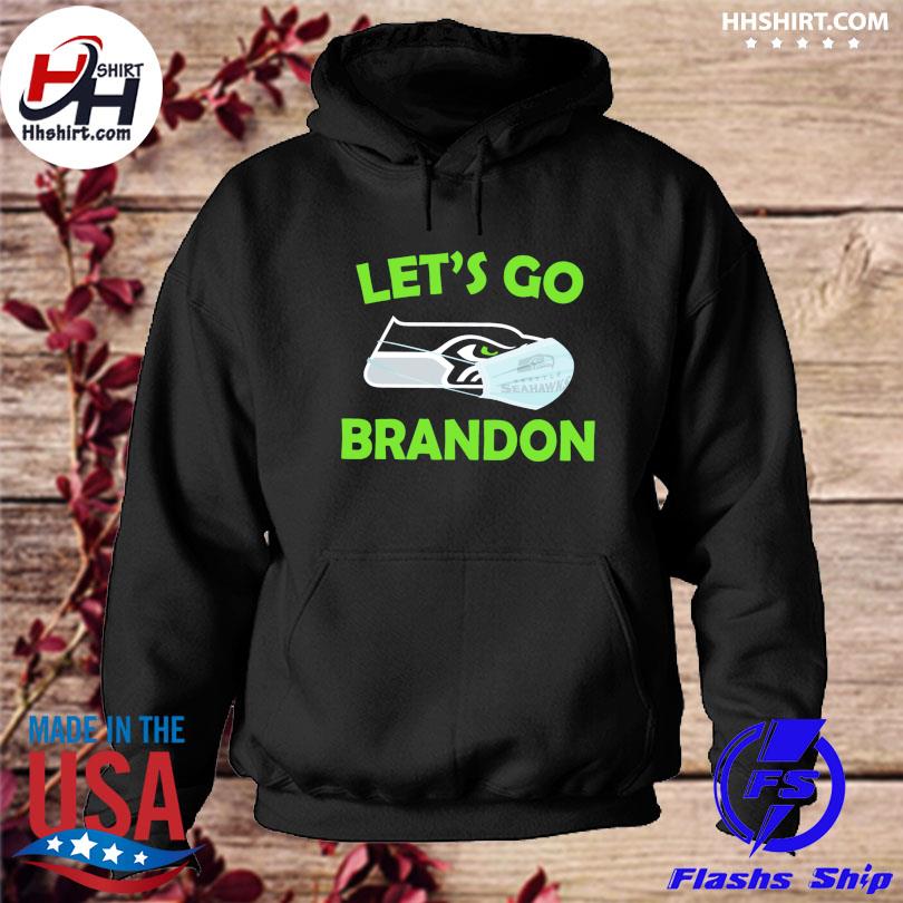 Seattle Seahawks logo face mask let's go brandon anti Biden shirt, hoodie,  sweater, long sleeve and tank top