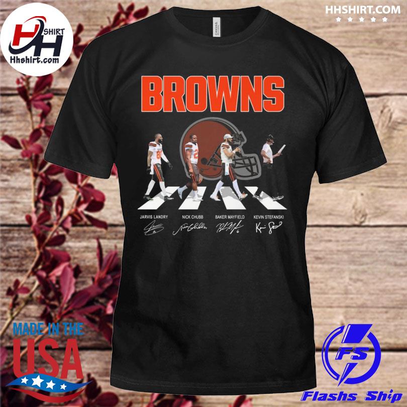 Nick Chubb Cleveland Browns signature poster shirt, hoodie