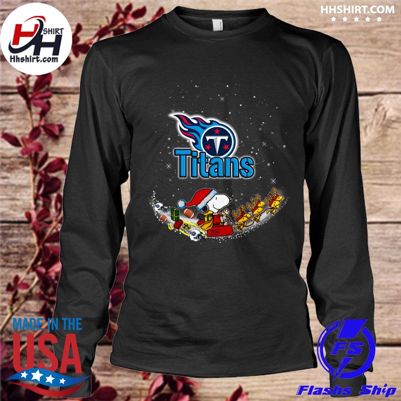 Christmas Snoopy Tennessee Titans Shirt, hoodie, sweater and long